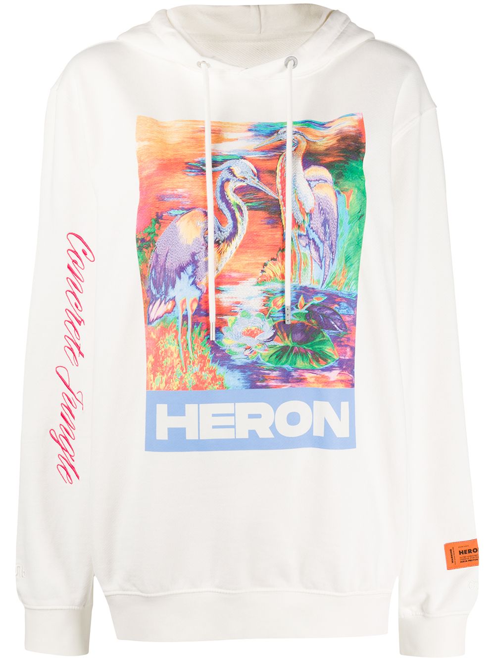 фото Heron preston худи с принтом