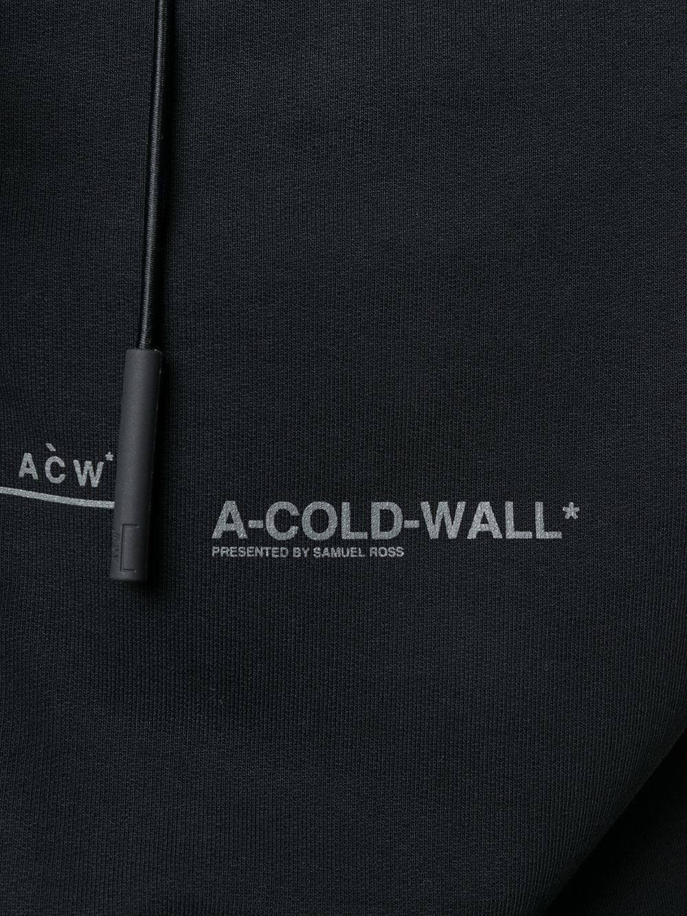 фото A-cold-wall* худи на молнии с логотипом