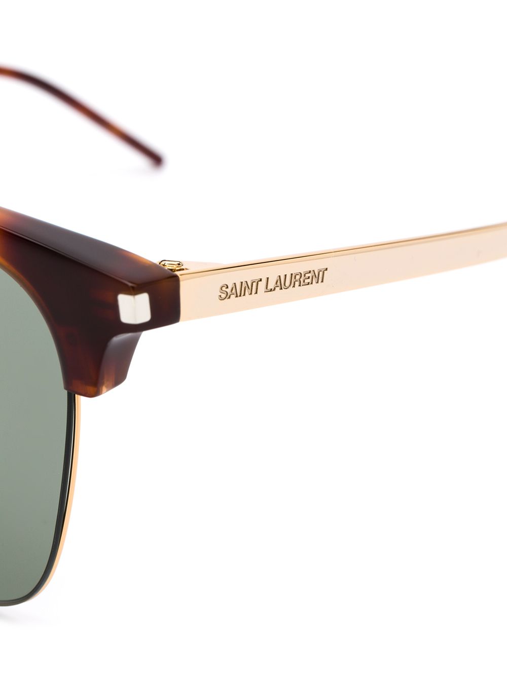 фото Saint laurent eyewear солнцезащитные очки черепаховой расцветки