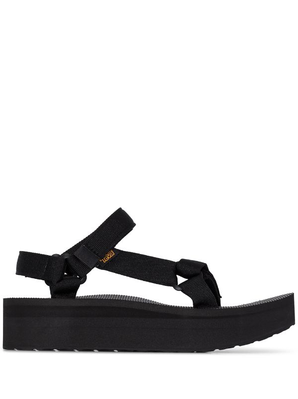 teva black midform sandals