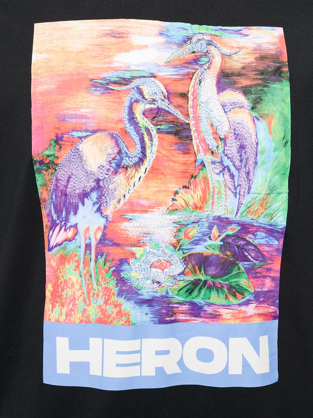 фото Heron preston футболка с принтом