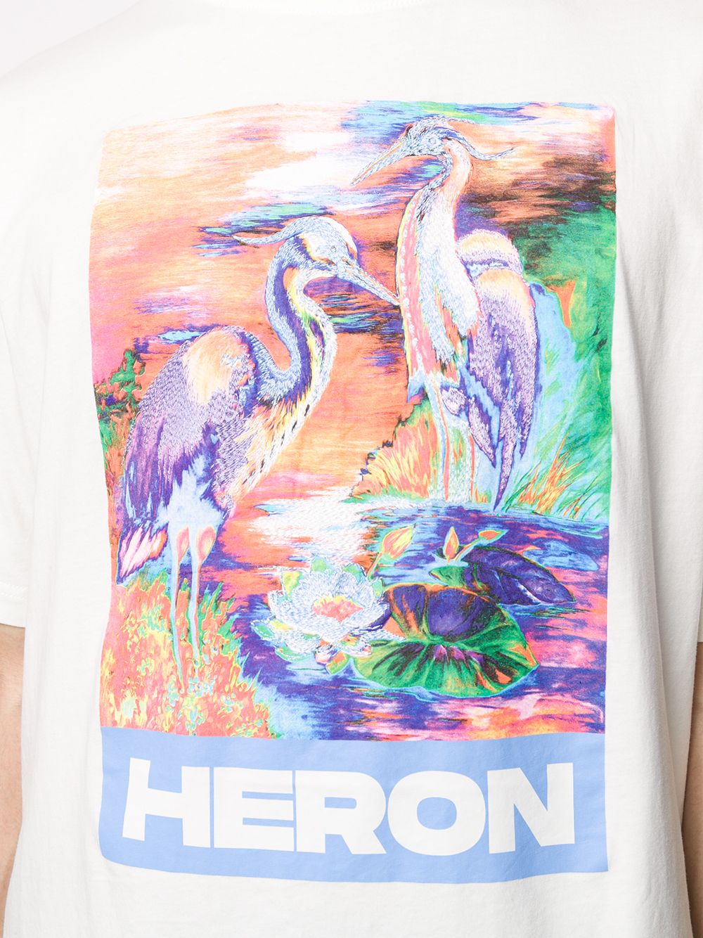 фото Heron preston футболка с принтом