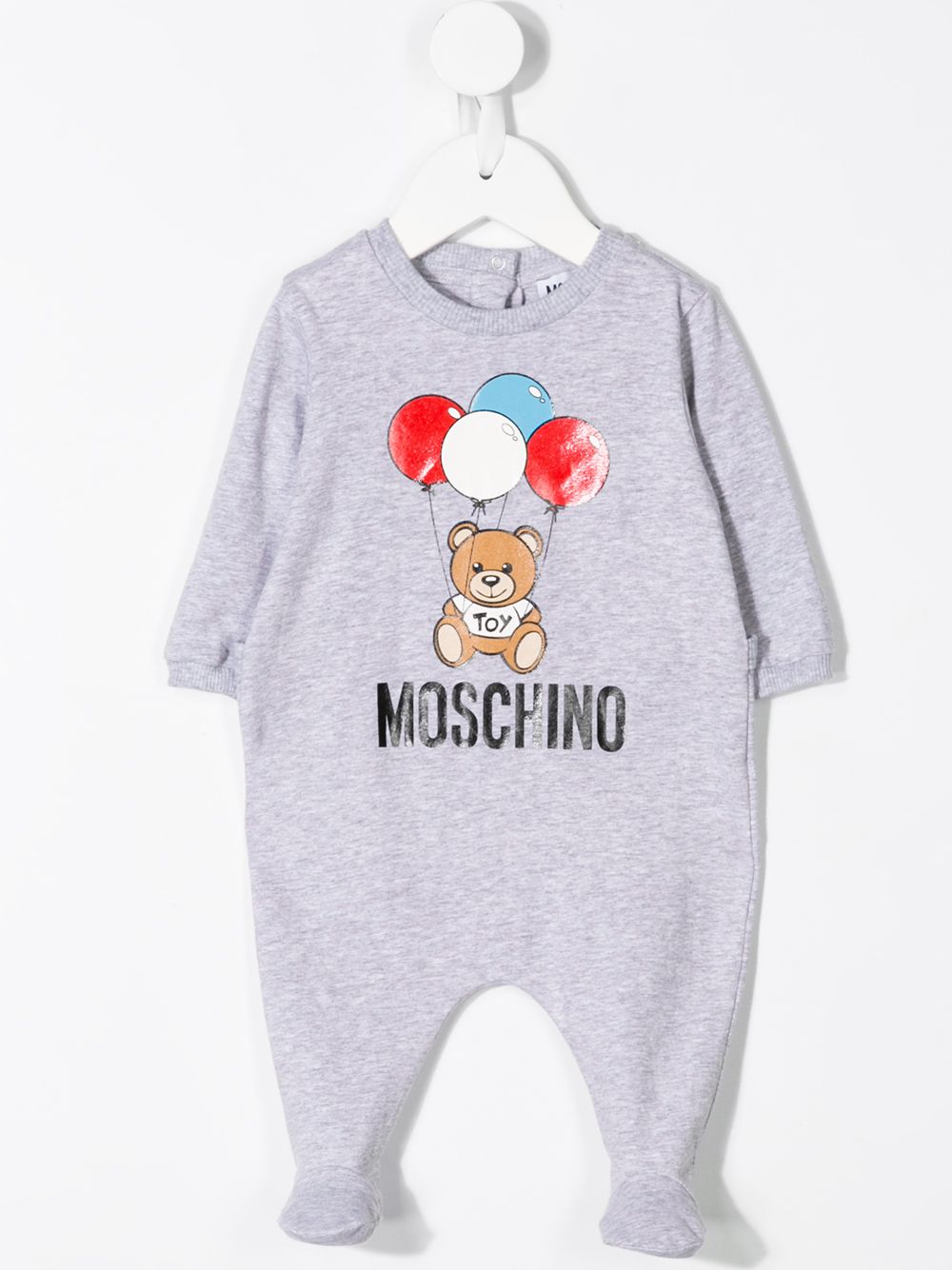 фото Moschino kids комплект из комбинезонов с шапкой и нагрудником