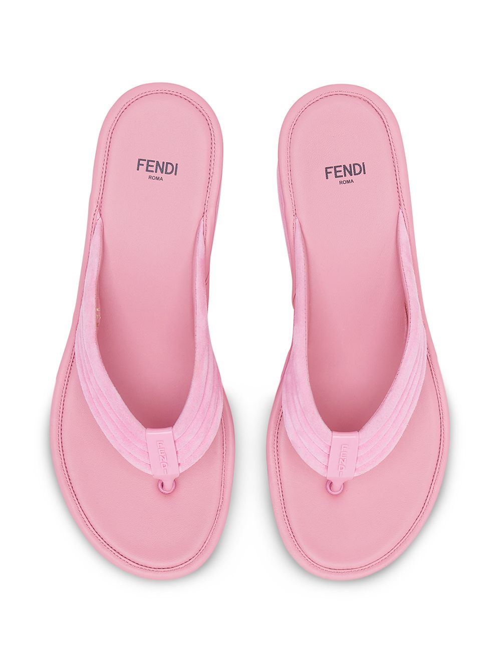 фото Fendi шлепанцы promenade на платформе