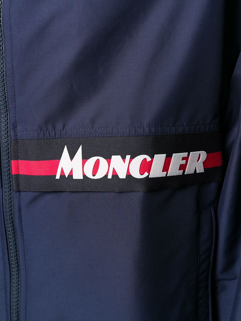 фото Moncler пальто на молнии с капюшоном