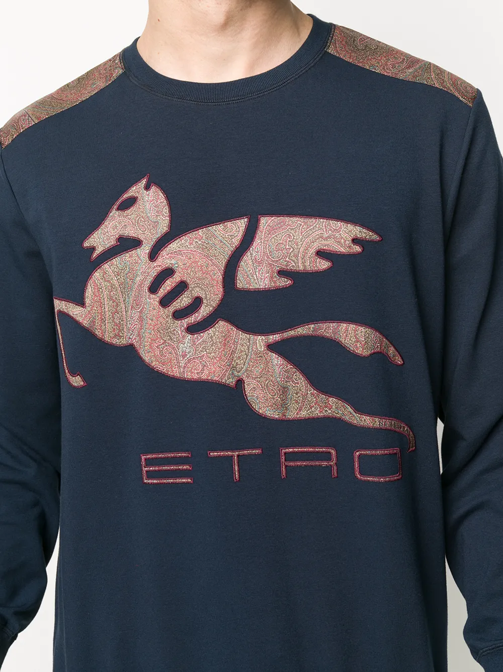 фото Etro толстовка с логотипом