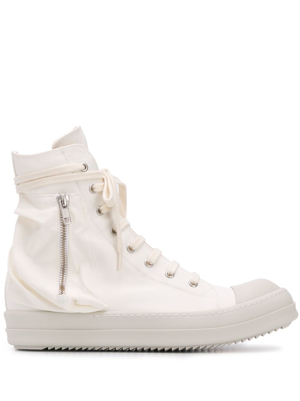 фото Rick owens drkshdw высокие кеды с молнией