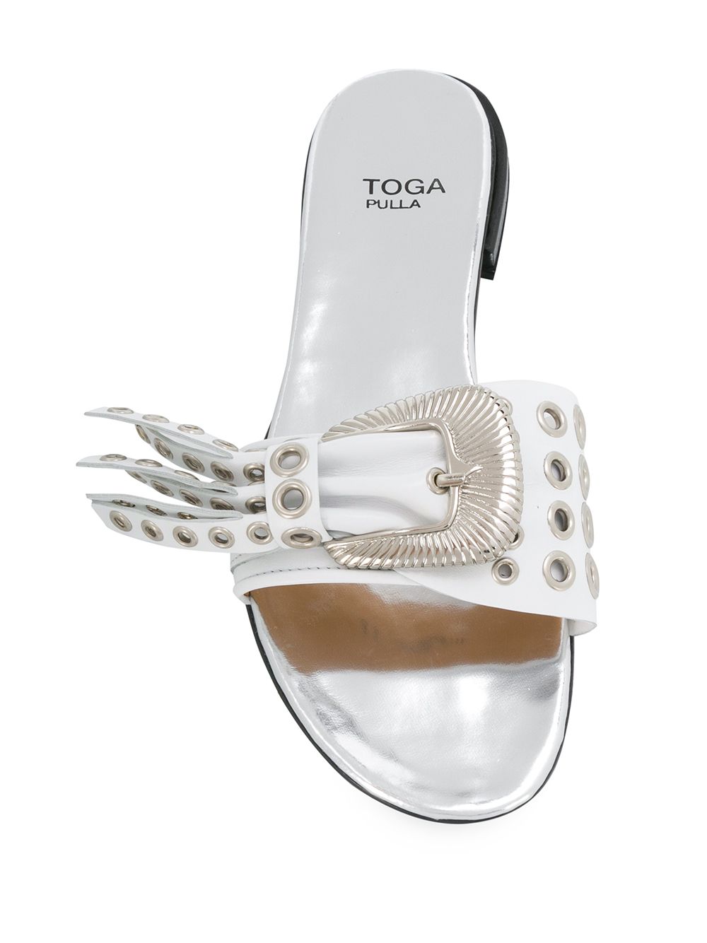 фото Toga pulla toga pulla aj1033 silver leather/fur/exotic skins->leather