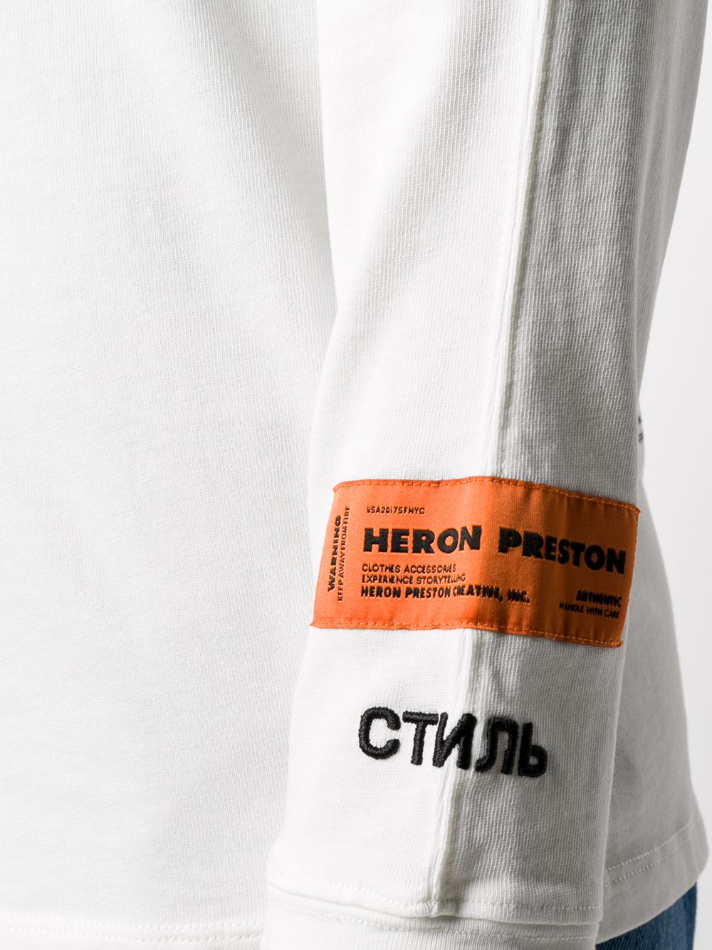 фото Heron preston толстовка с вышитым логотипом