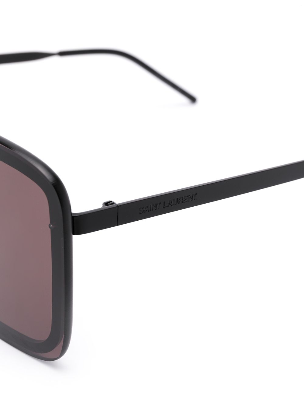 фото Saint laurent eyewear солнцезащитные очки-маска sl364