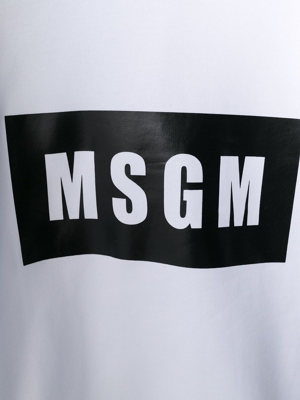 фото Msgm толстовка с графичным логотипом