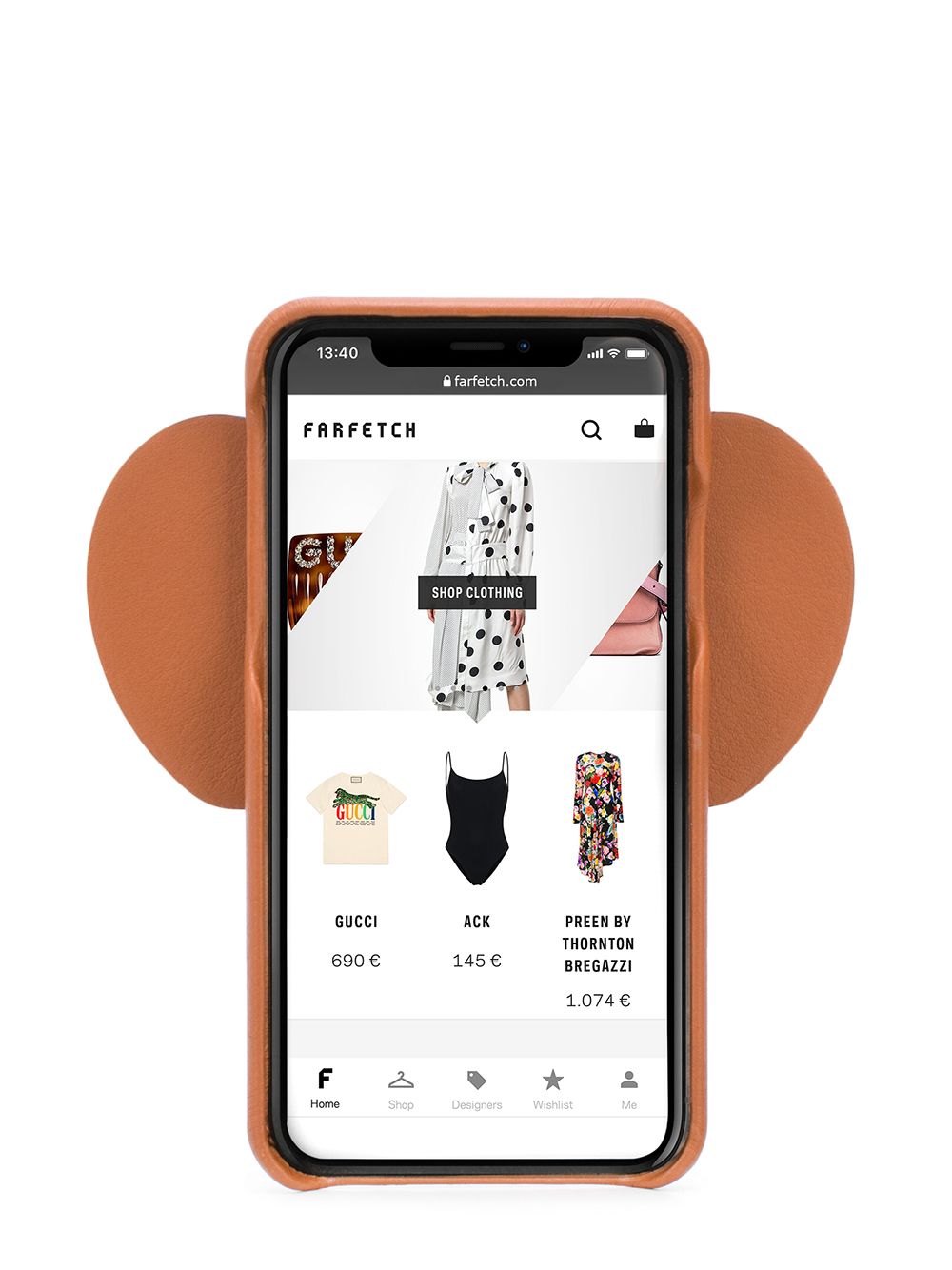 фото Loewe чехол для iphone xs с аппликацией