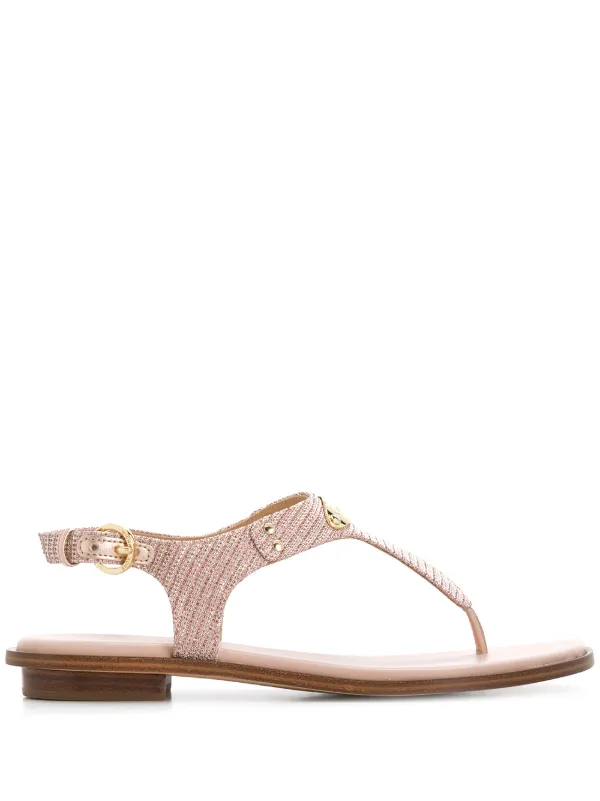 michael kors rose gold sandals