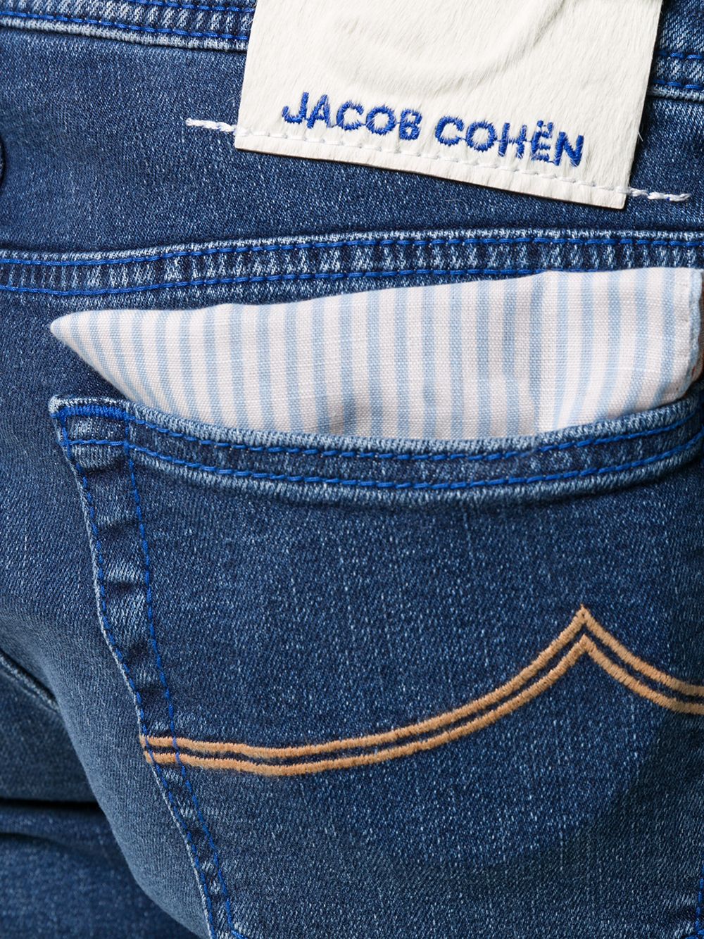 фото Jacob cohen джинсы кроя слим