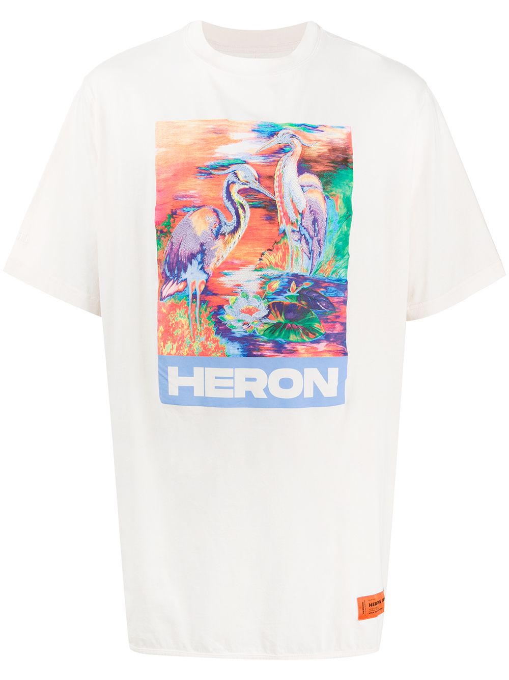 фото Heron preston футболка heron с принтом