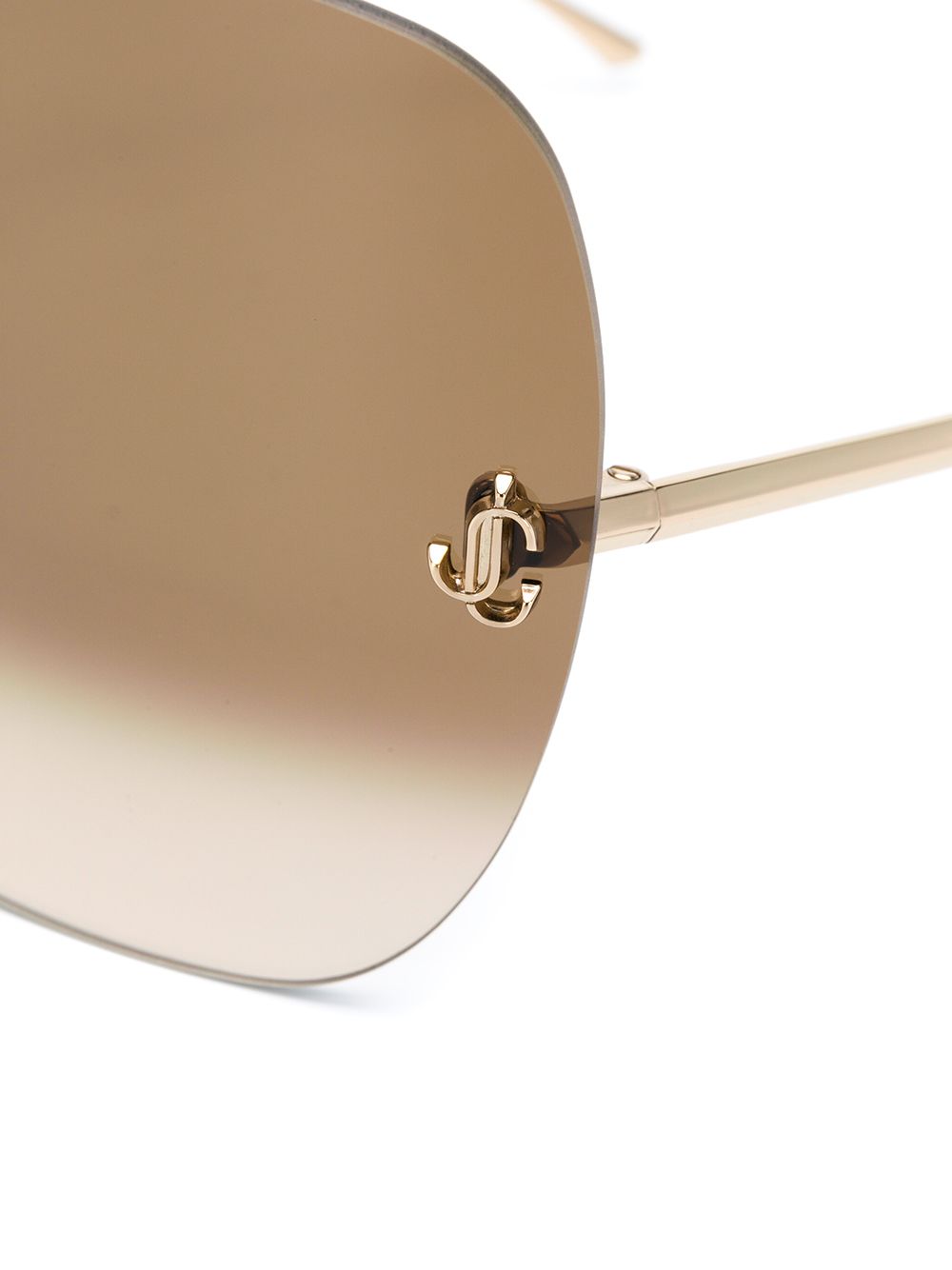 фото Jimmy choo eyewear массивные солнцезащитные очки zelmas