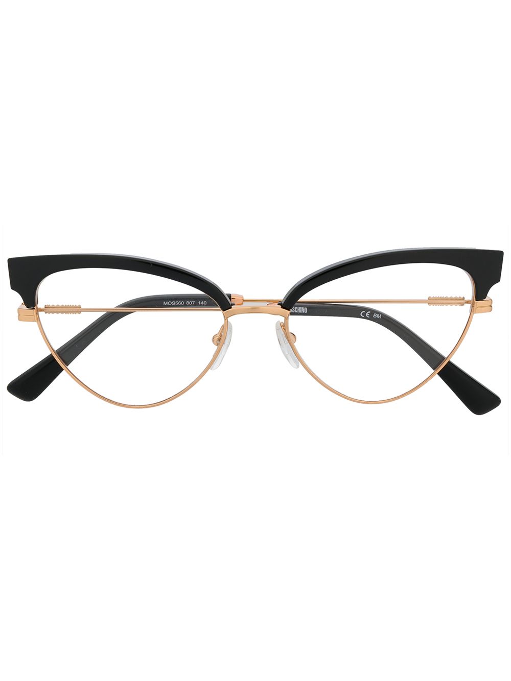 фото Moschino eyewear очки в оправе 'кошачий глаз'
