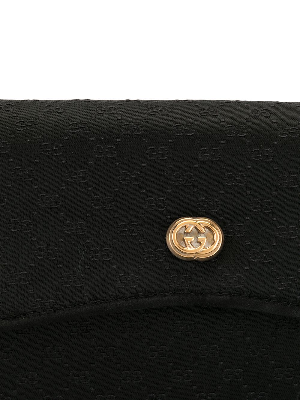 фото Gucci pre-owned сумка на плечо с логотипом gg и цепочкой