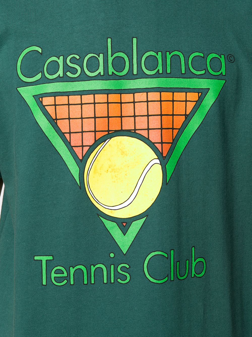 фото Casablanca футболка с принтом tennis club