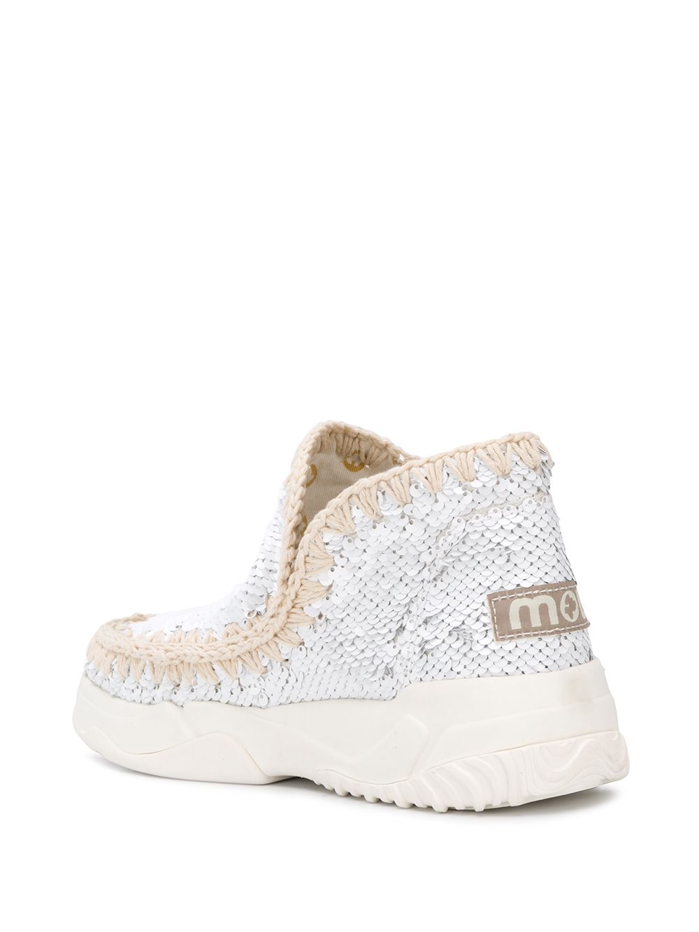 фото Mou eskimo sequinned ankle boots