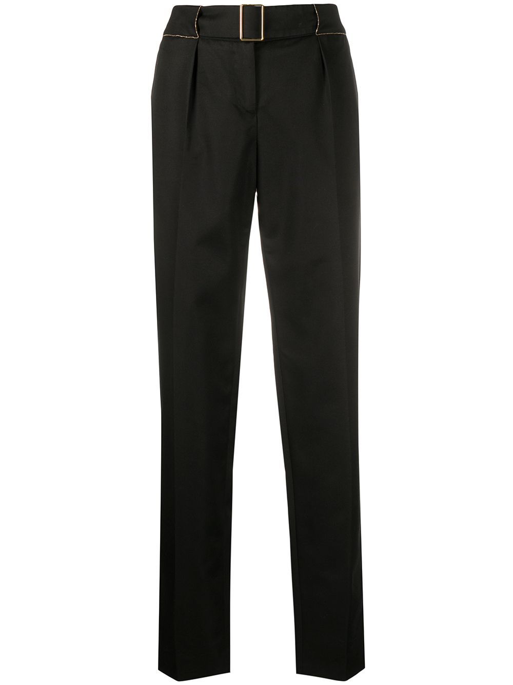 фото Chanel pre-owned tapered belted trousers