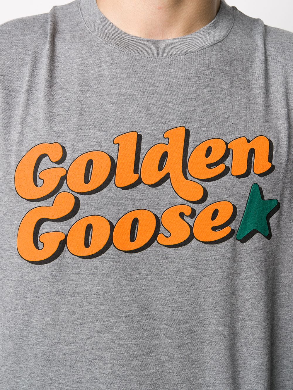 фото Golden goose футболка с логотипом