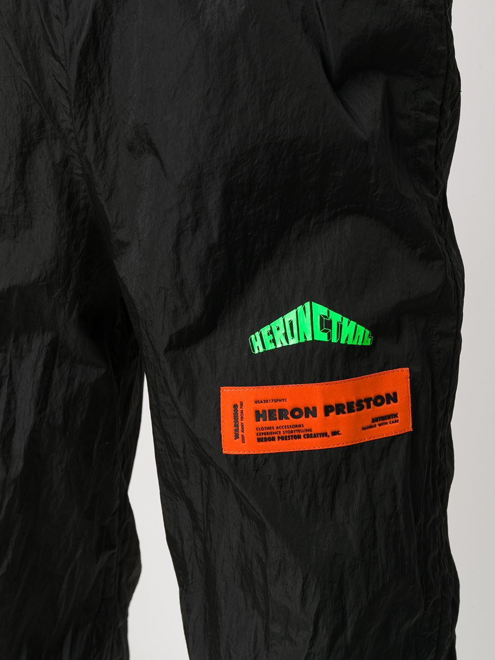 фото Heron preston спортивные брюки с жатым эффектом