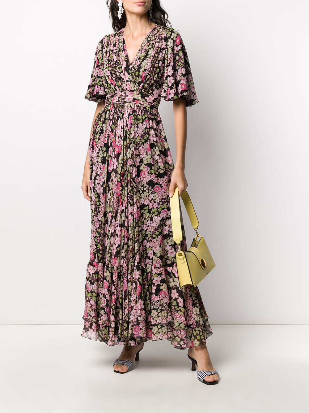 фото Giambattista valli платье с цветочным принтом