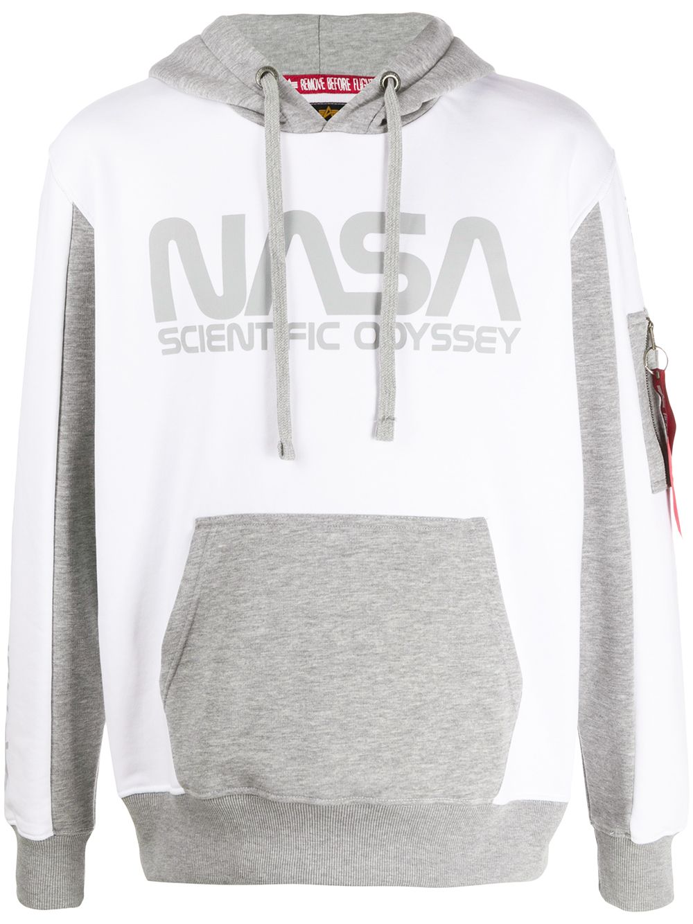 фото Alpha industries худи с принтом nasa