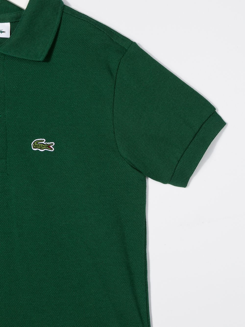 фото Lacoste kids рубашка-поло с короткими рукавами и логотипом