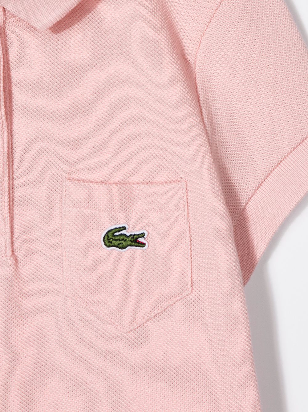 фото Lacoste kids платье миди с воротником поло