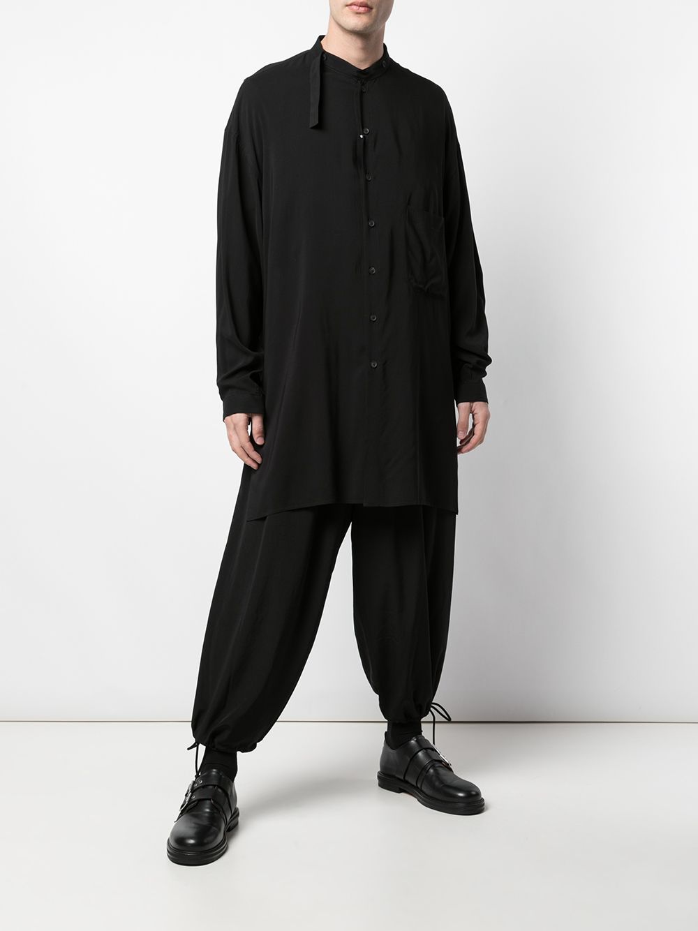 фото Yohji yamamoto брюки свободного кроя