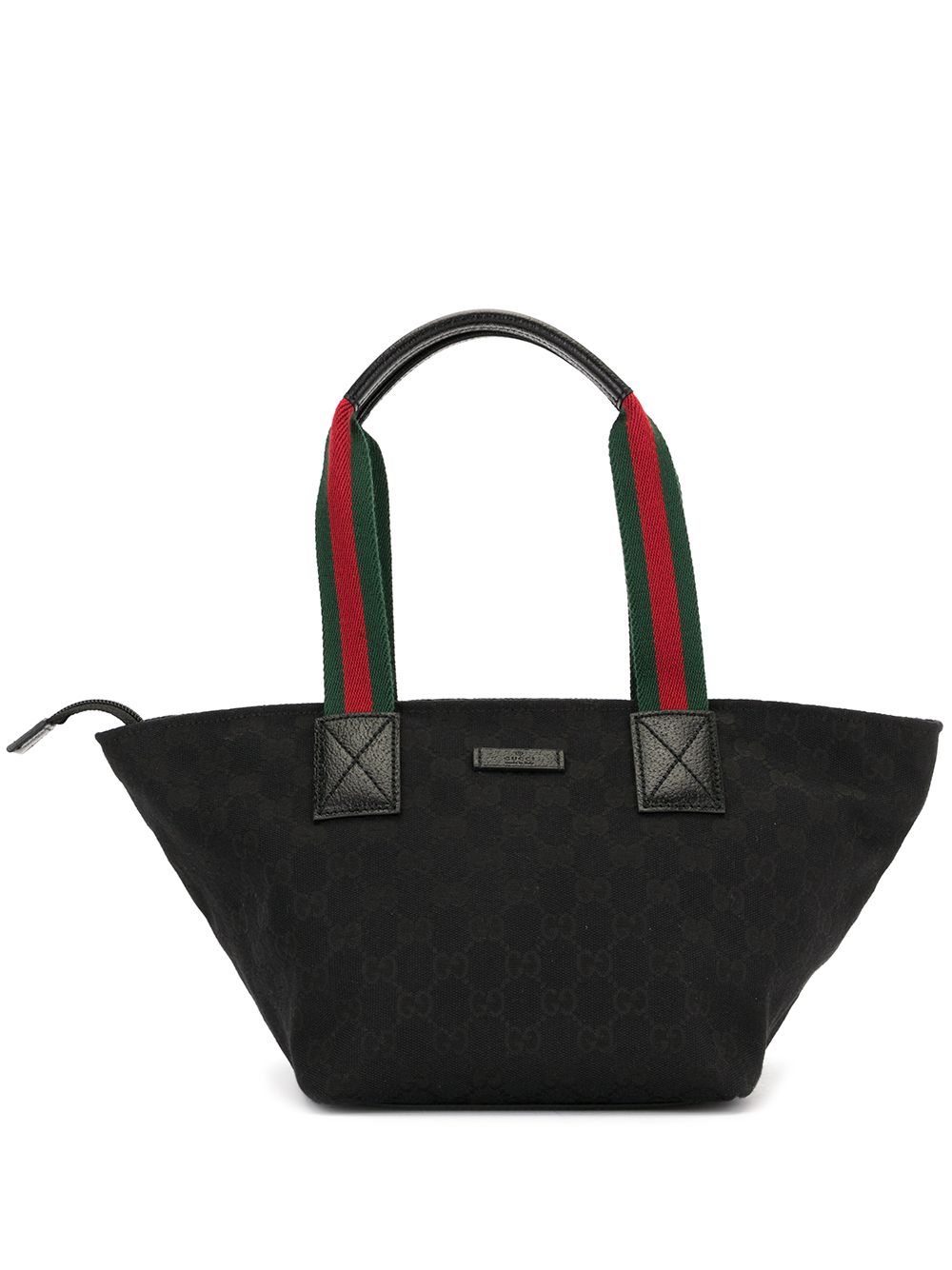 фото Gucci pre-owned сумка-тоут shelly с узором gg supreme