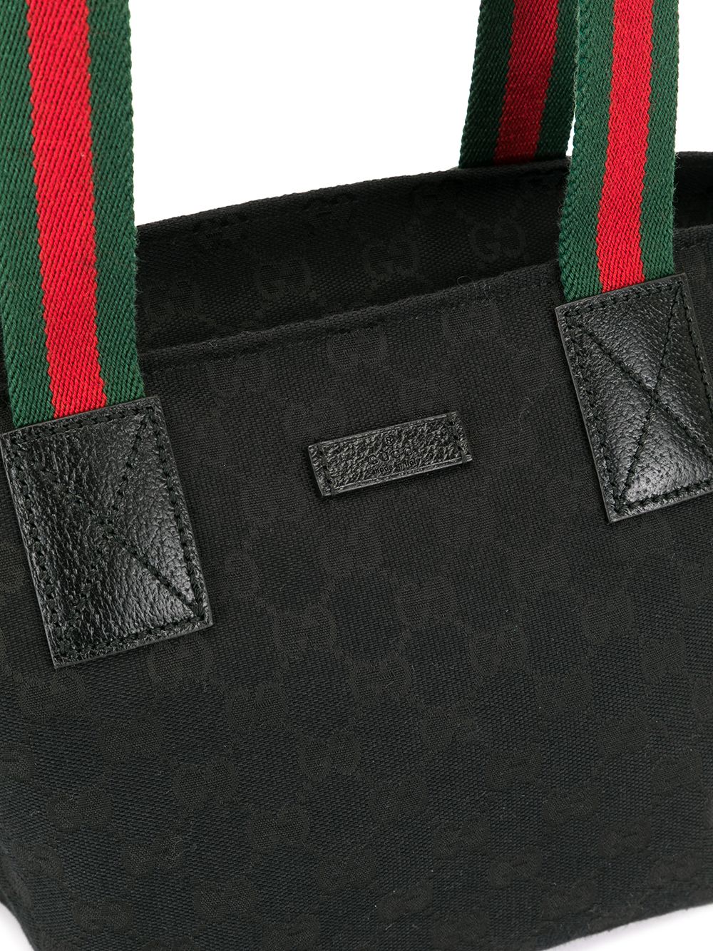 фото Gucci pre-owned сумка-тоут shelly с узором gg supreme