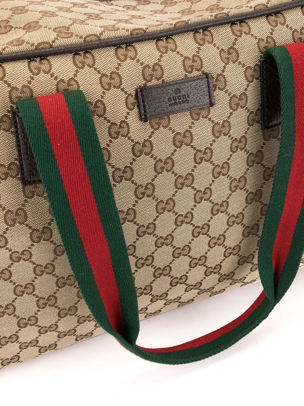 фото Gucci pre-owned сумка shelly с узором gg supreme