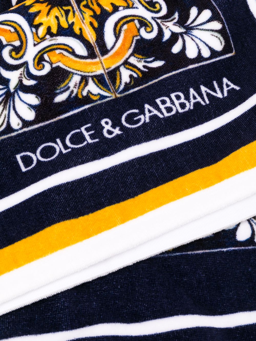 фото Dolce & gabbana пляжное полотенце с принтом majolica