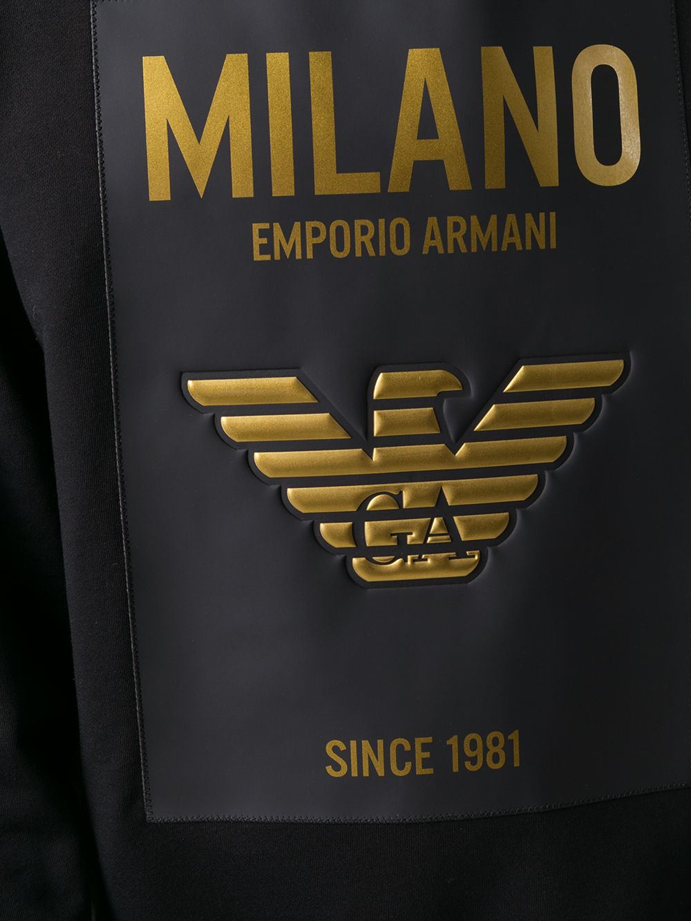 фото Emporio armani толстовка с нашивкой-логотипом