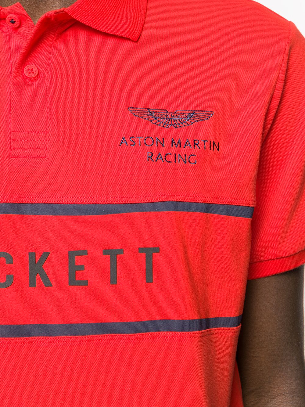 фото Hackett рубашка-поло из коллаборации с aston martin racing