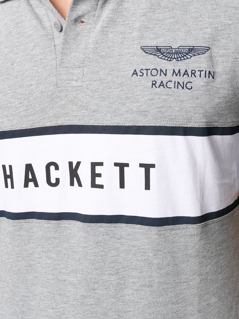 фото Hackett рубашка-поло из коллаборации с aston martin racing