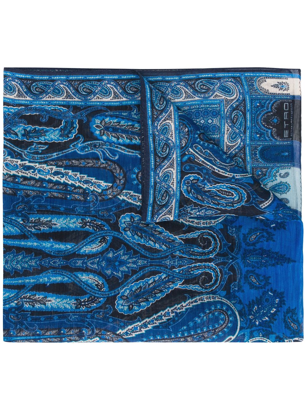 фото Etro платок с принтом пейсли и логотипом