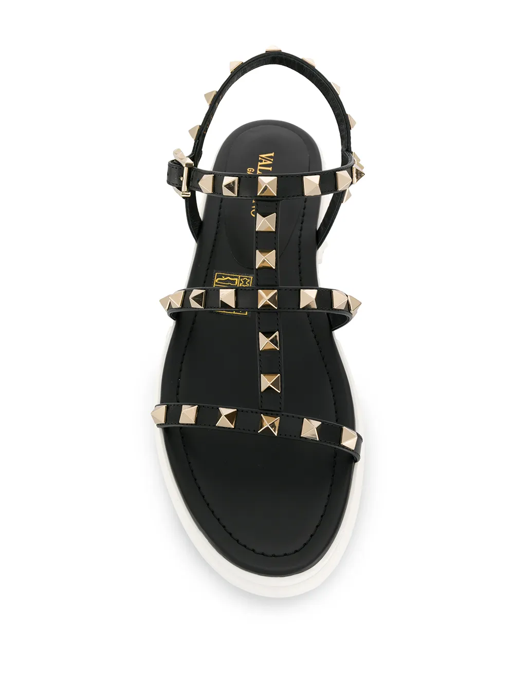 фото Valentino босоножки valentino garavani rockstud на платформе