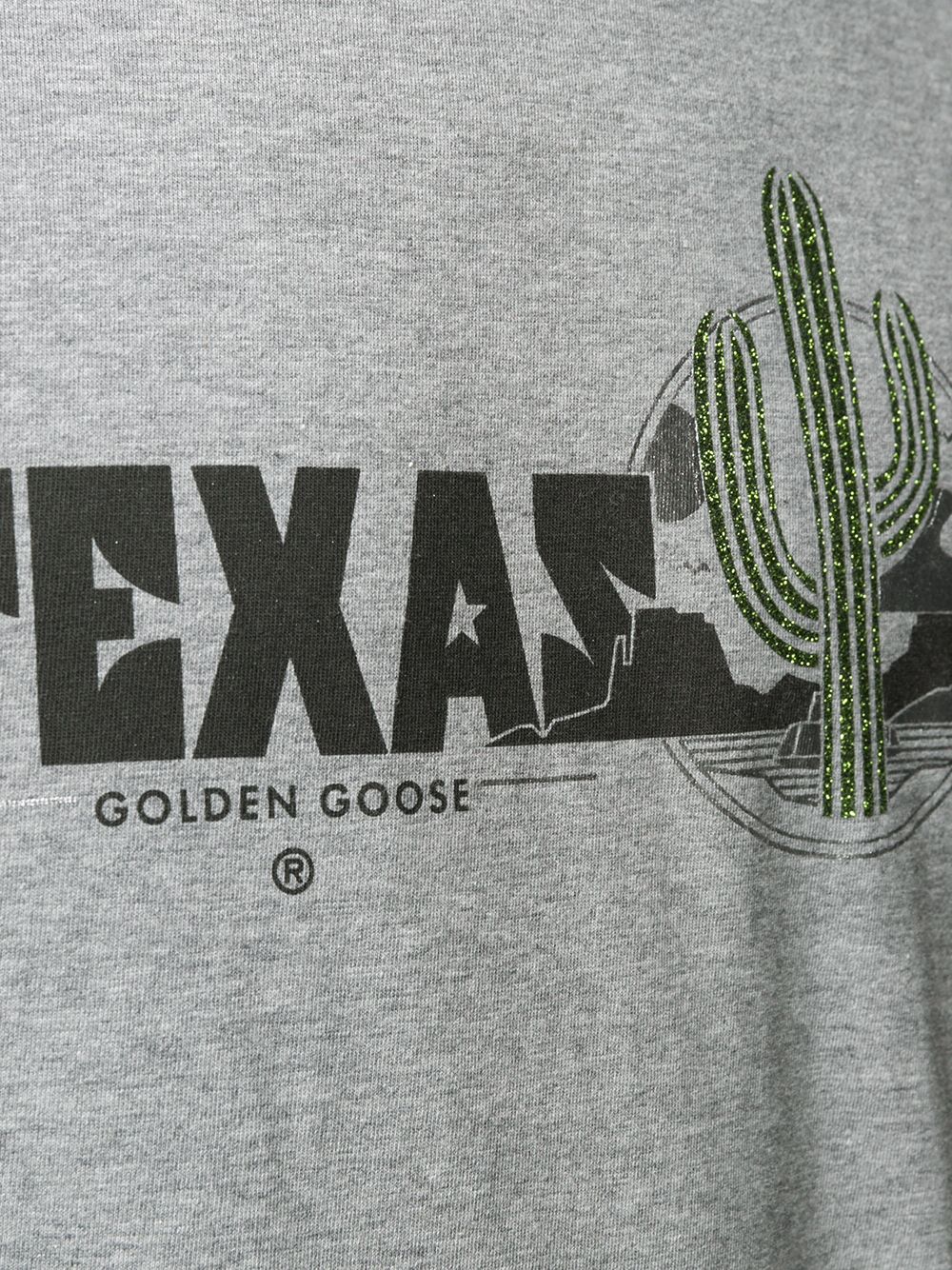 фото Golden goose футболка с принтом texas