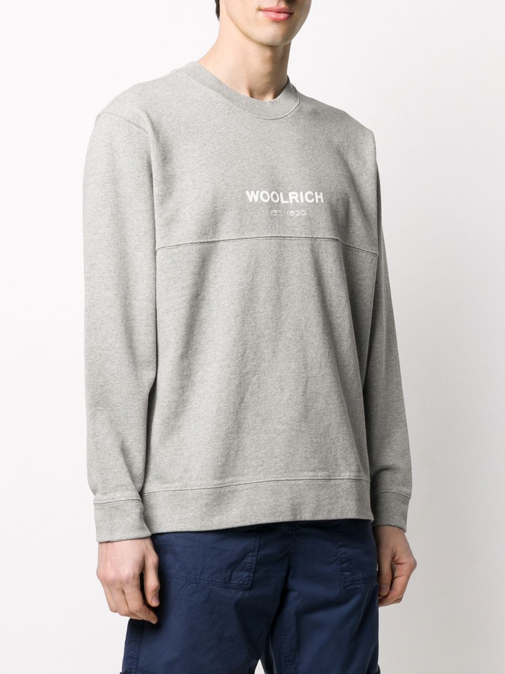 фото Woolrich толстовка свободного кроя с логотипом