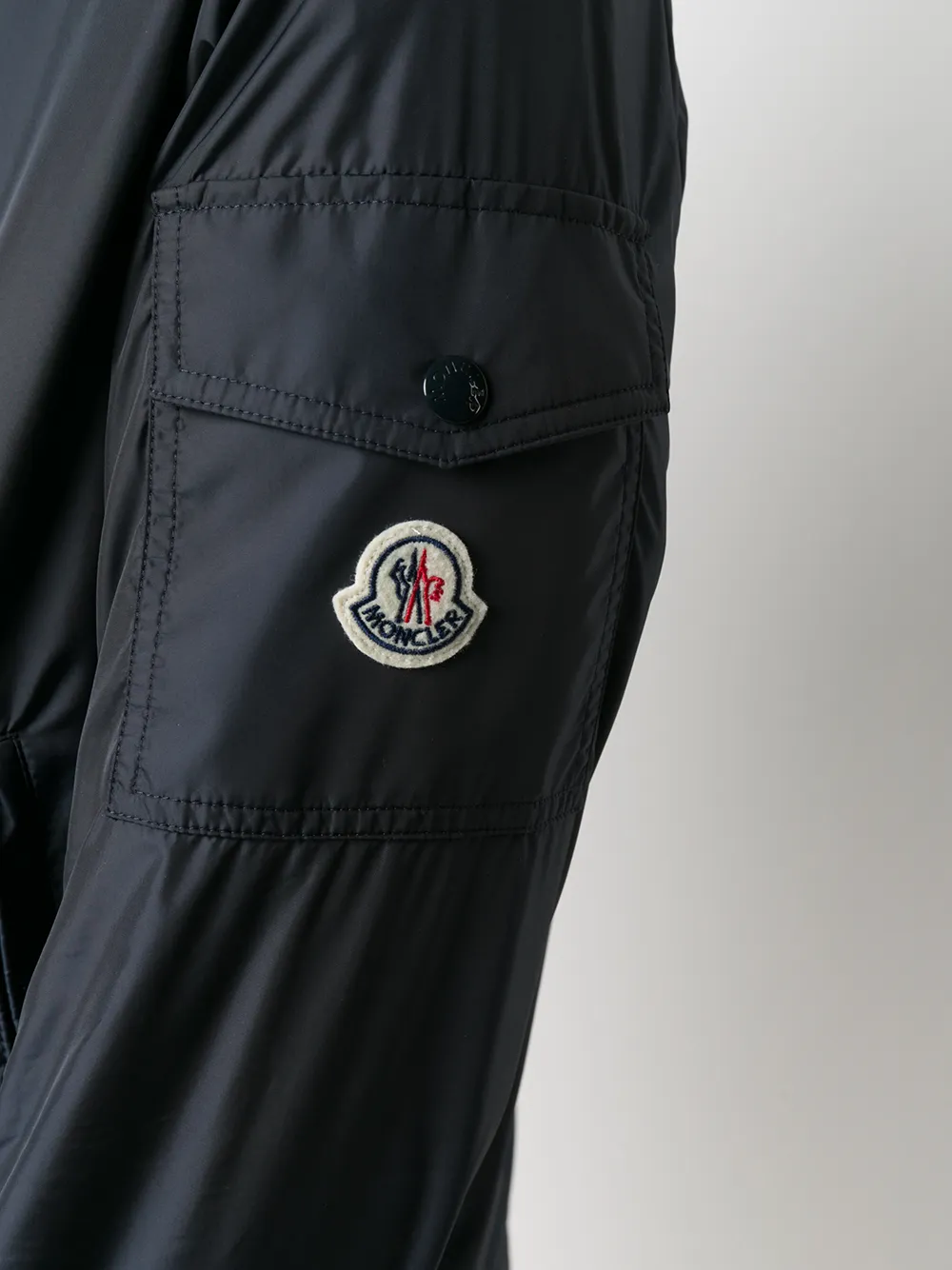 фото Moncler легкая куртка на молнии