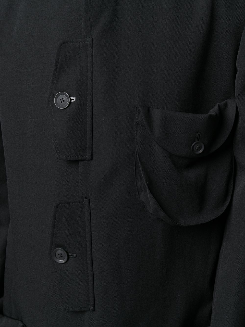 фото Yohji yamamoto куртка с накладными карманами
