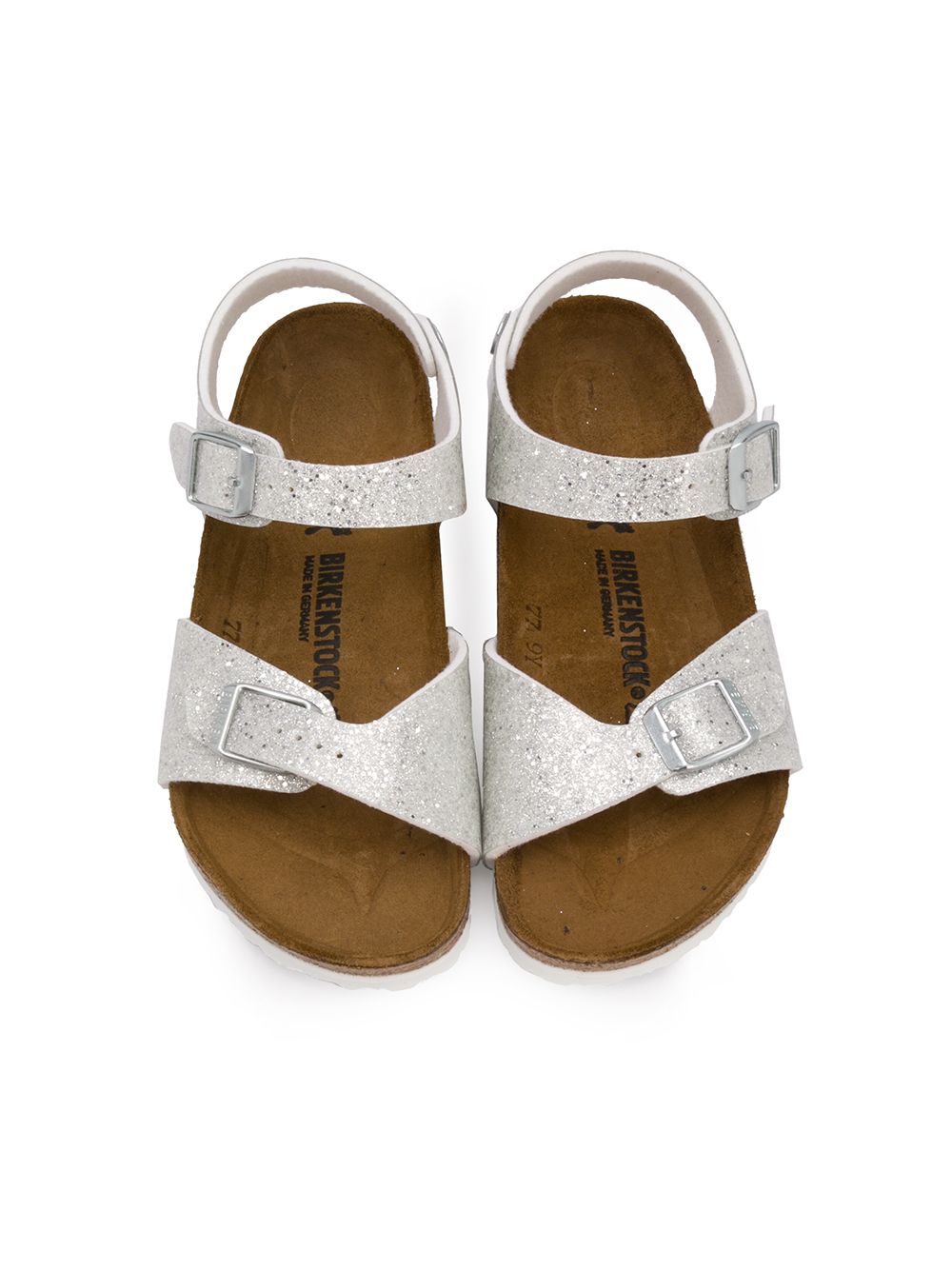 фото Birkenstock kids сандалии с ремешками и блестками