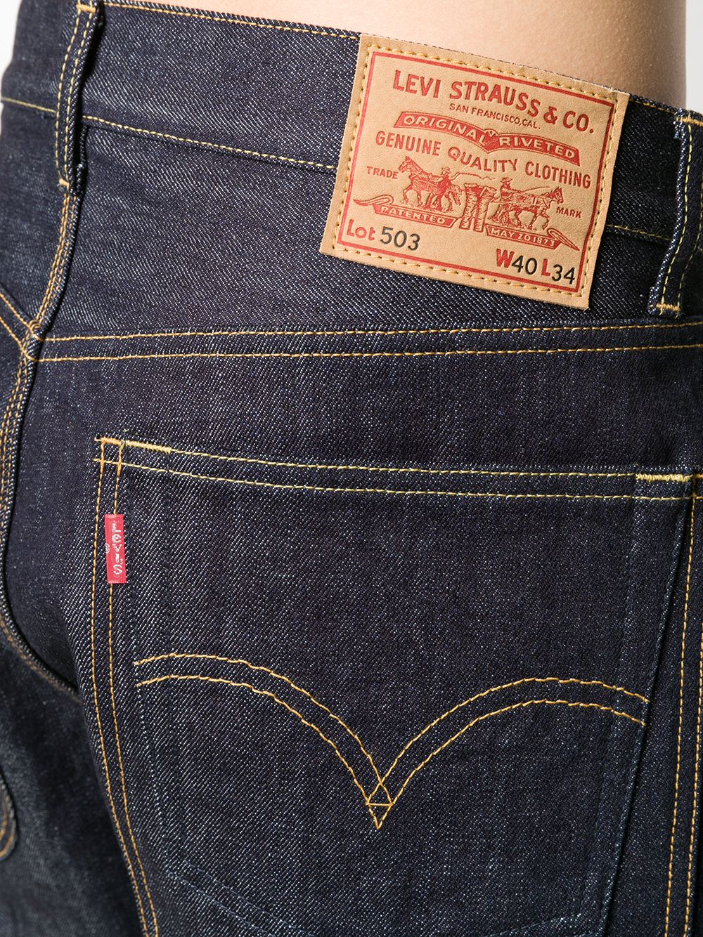 фото Junya watanabe man длинные джинсовые шорты из коллаборации с levi's