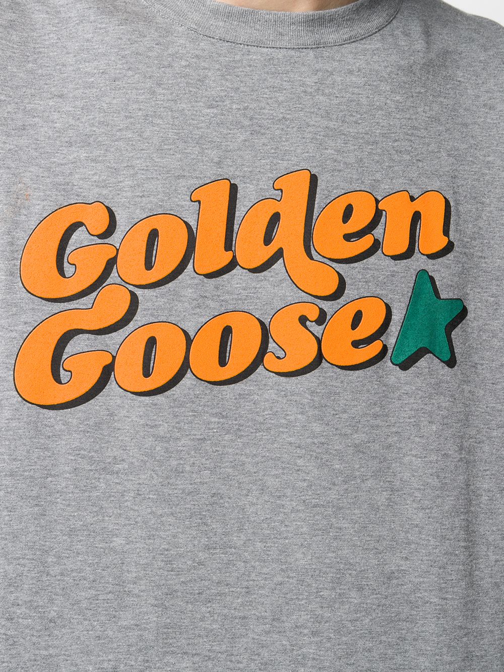 фото Golden goose футболка с круглым вырезом и логотипом