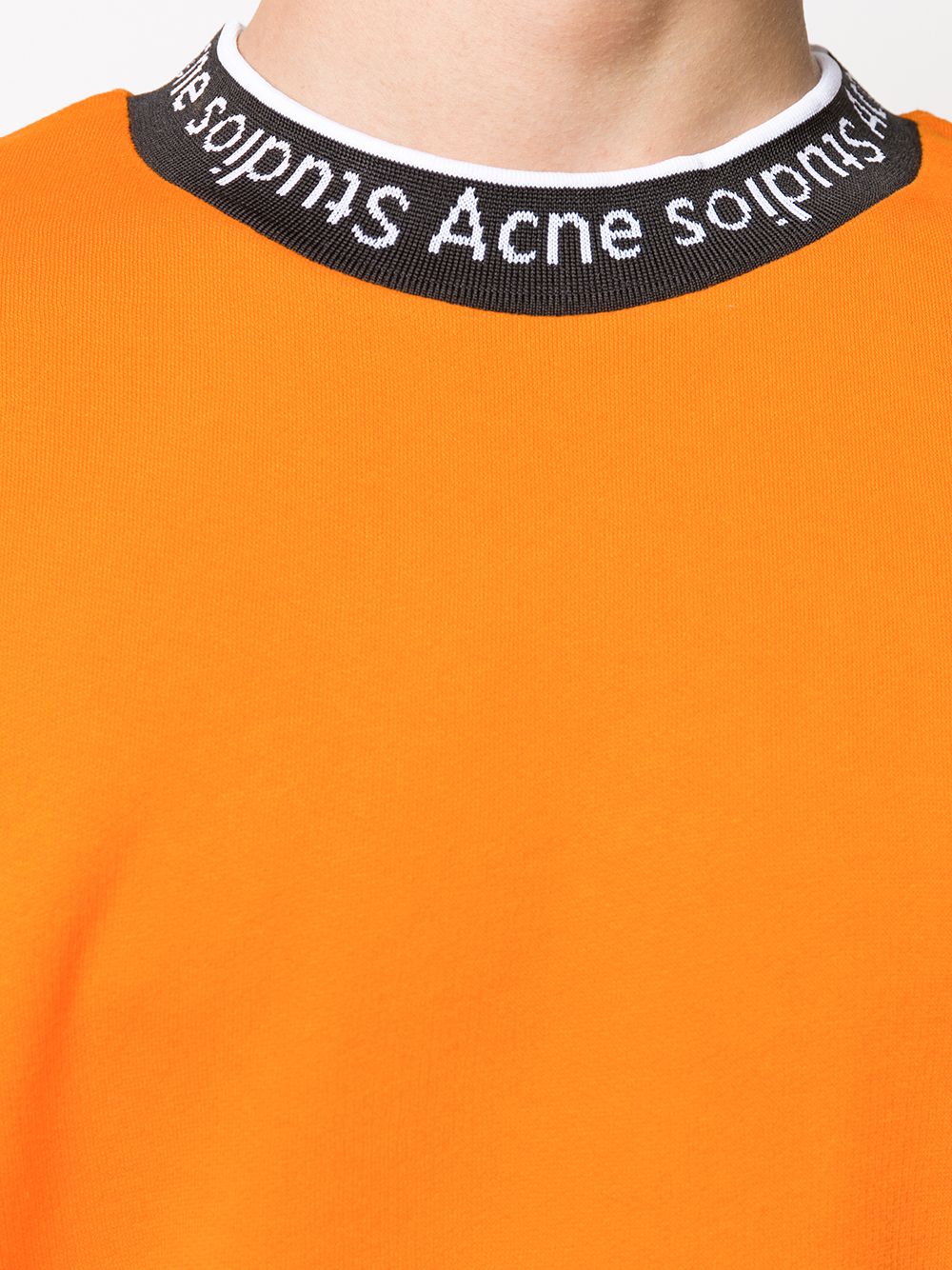 фото Acne studios толстовка оверсайз с логотипом