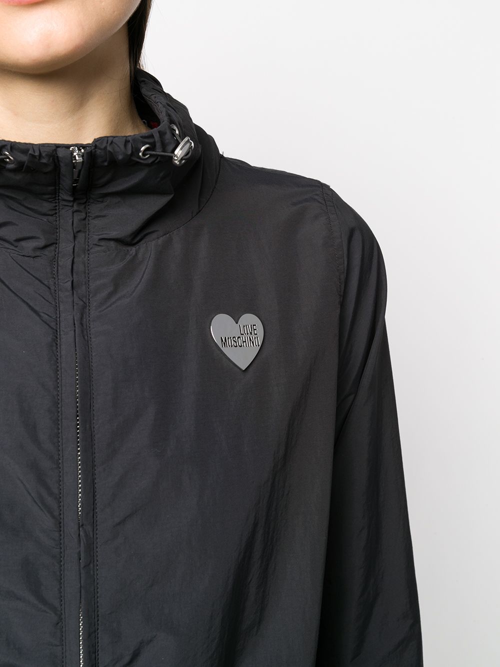 фото Love moschino куртка с металлическим логотипом